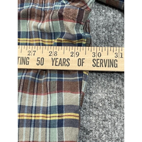 Ralph Lauren Men’s Shirt 3XLT Madras Plaid Classic Fit Button Down S/S Big Tall - Picture 8 of 16